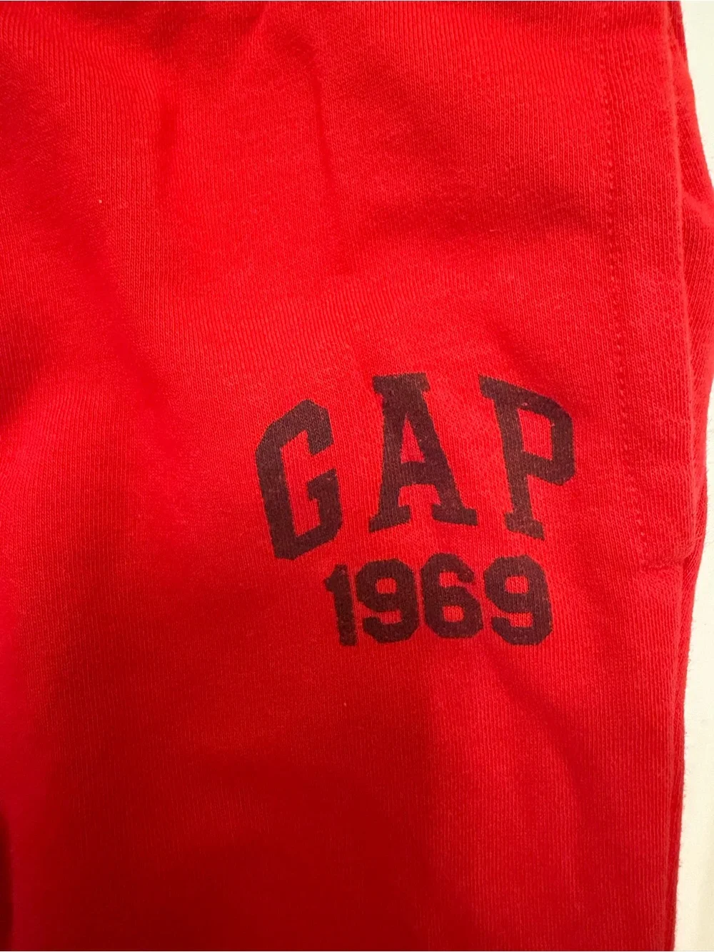 GAP Kids Colorblock Tee & Jogger Bundle - Yellow, Maroon, Red, Gray